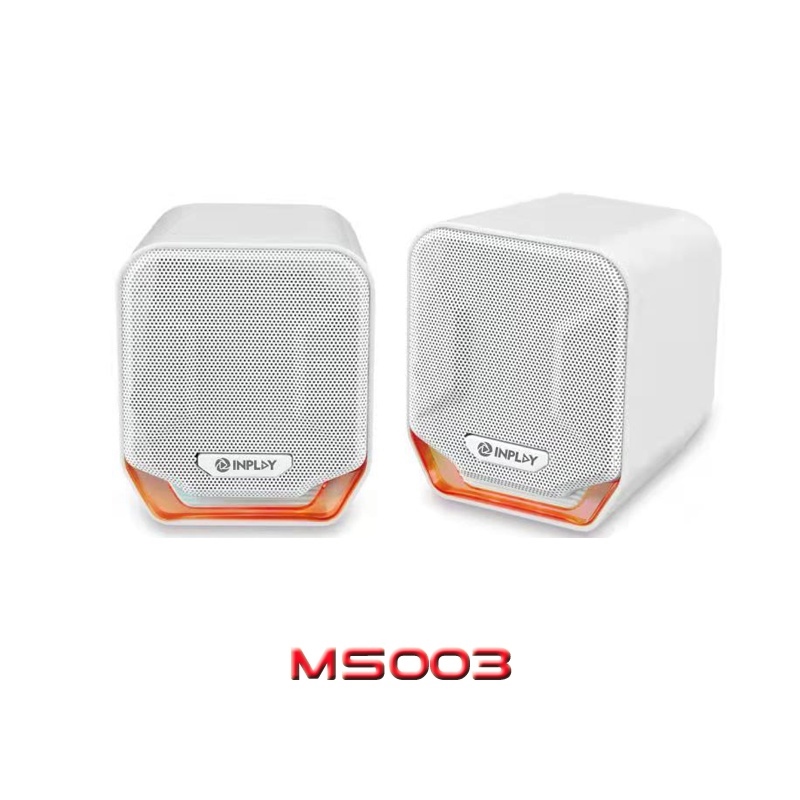Inplay MS003 White Mobile Gaming Music Speaker for Desktop / Computer ...