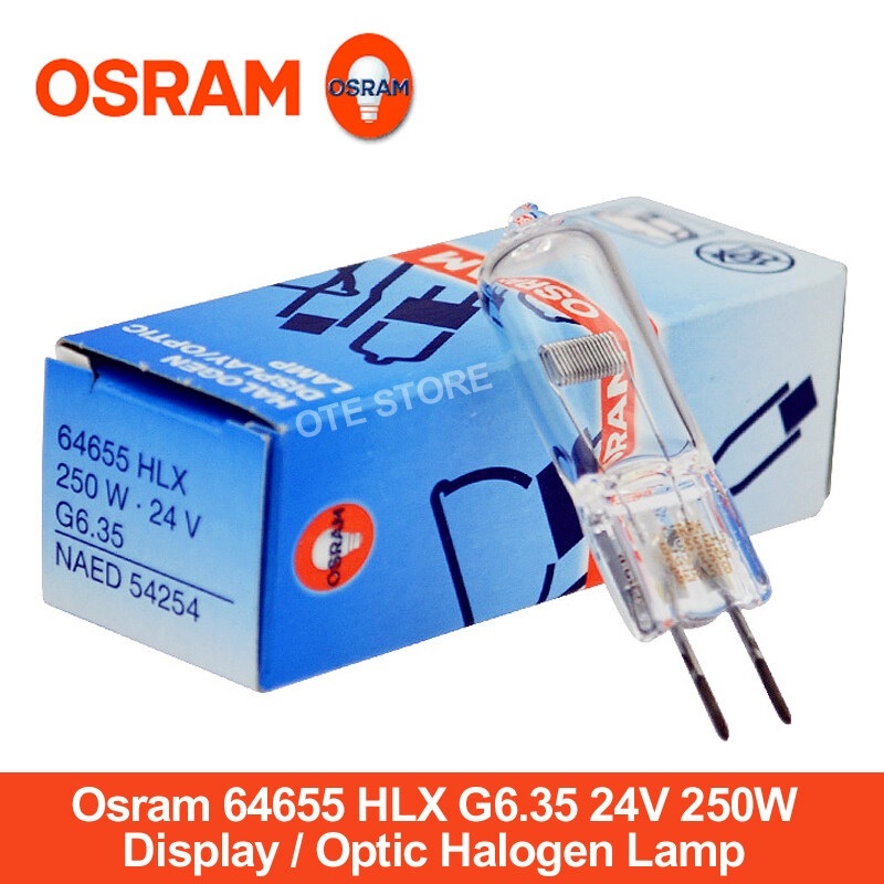 Osram A1/223 24 V 250 W G6.35 64655 Disco Proyector Ehj Xenophot Bombilla Lámpara A1 223 