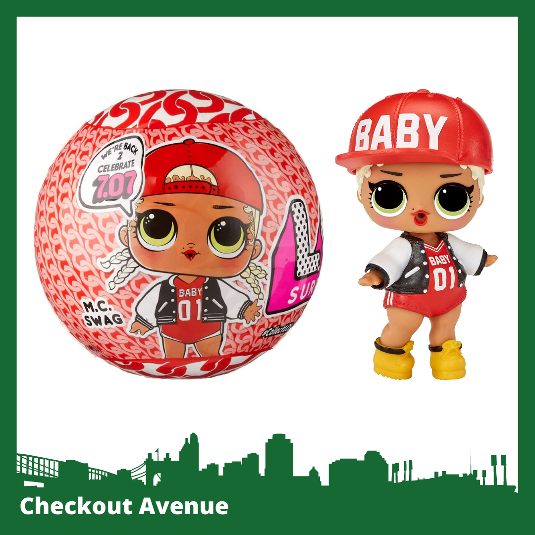 LOL Surprise 707 MC Swag Doll with 7 Surprises in Paper Ball- Collectible  Doll