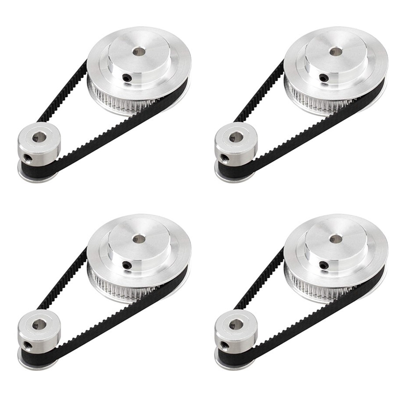 GT2 Synchronous Wheel Model Mechanical Timing Belt 20&60 Teeth 5mm Bore Aluminum Timing Pulley