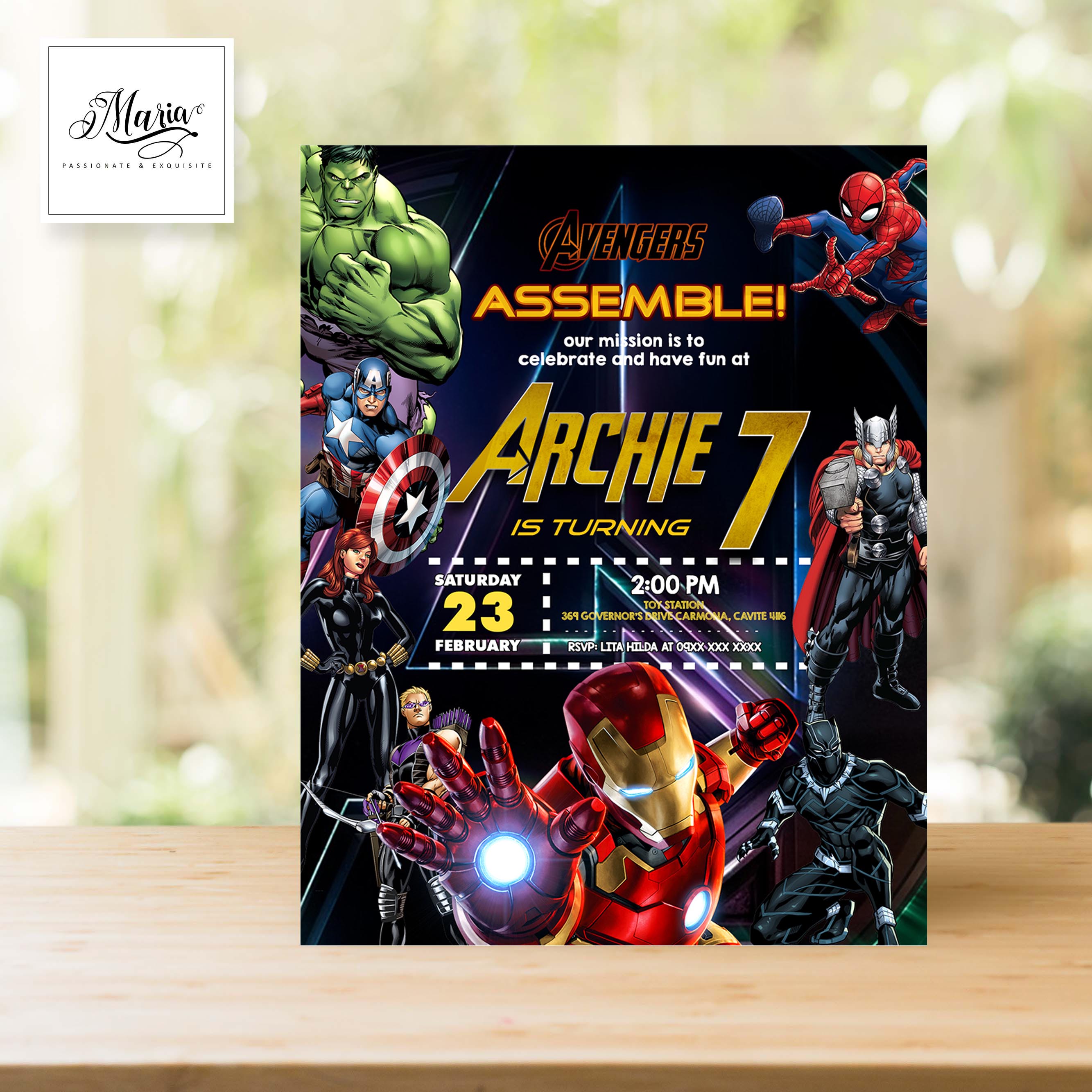 personalized invitation cards