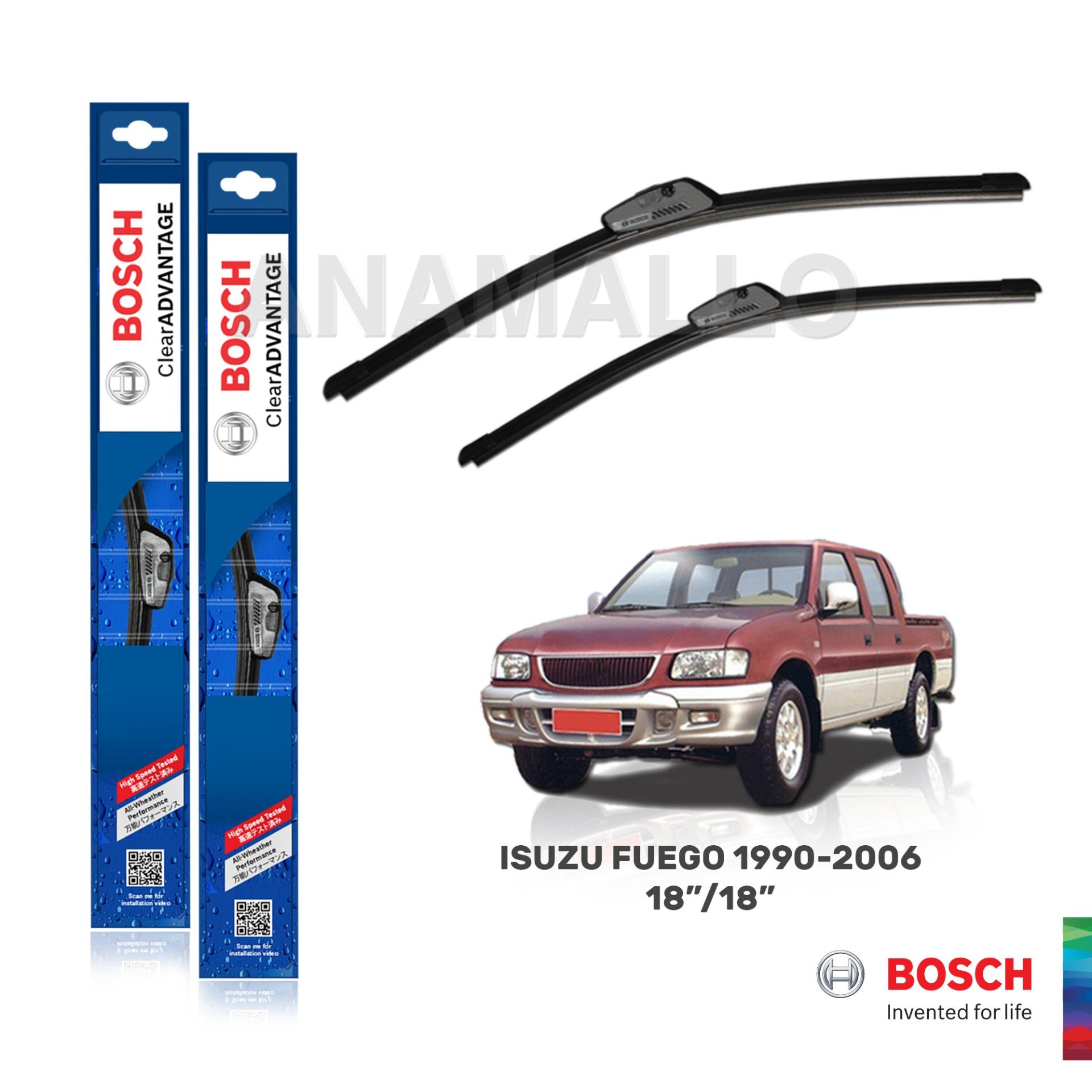 BOSCH Clear Advantage Wiper blade Set for ISUZU Fuego 1990-2006 (18 ...