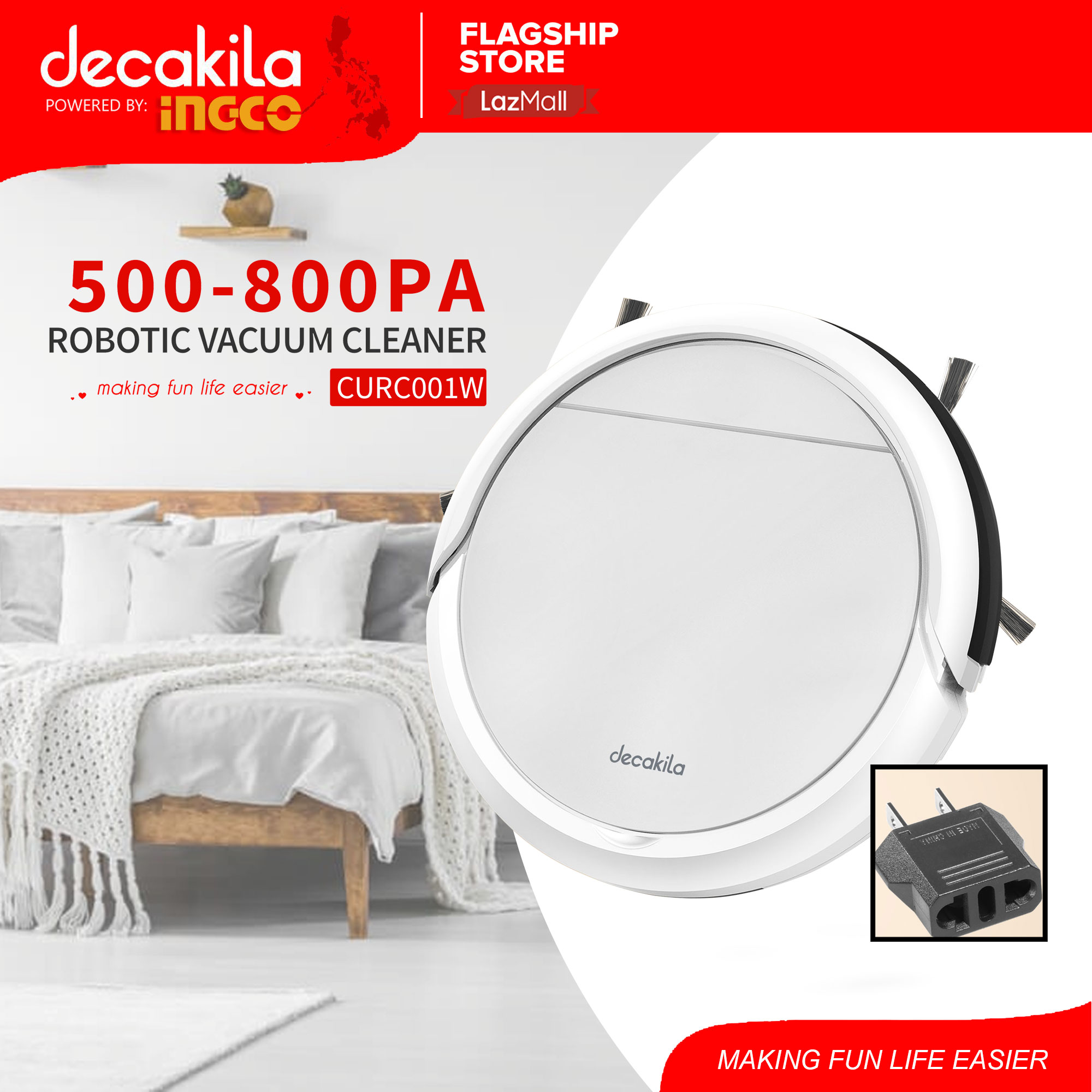 robotic vacuum cleaner ingco