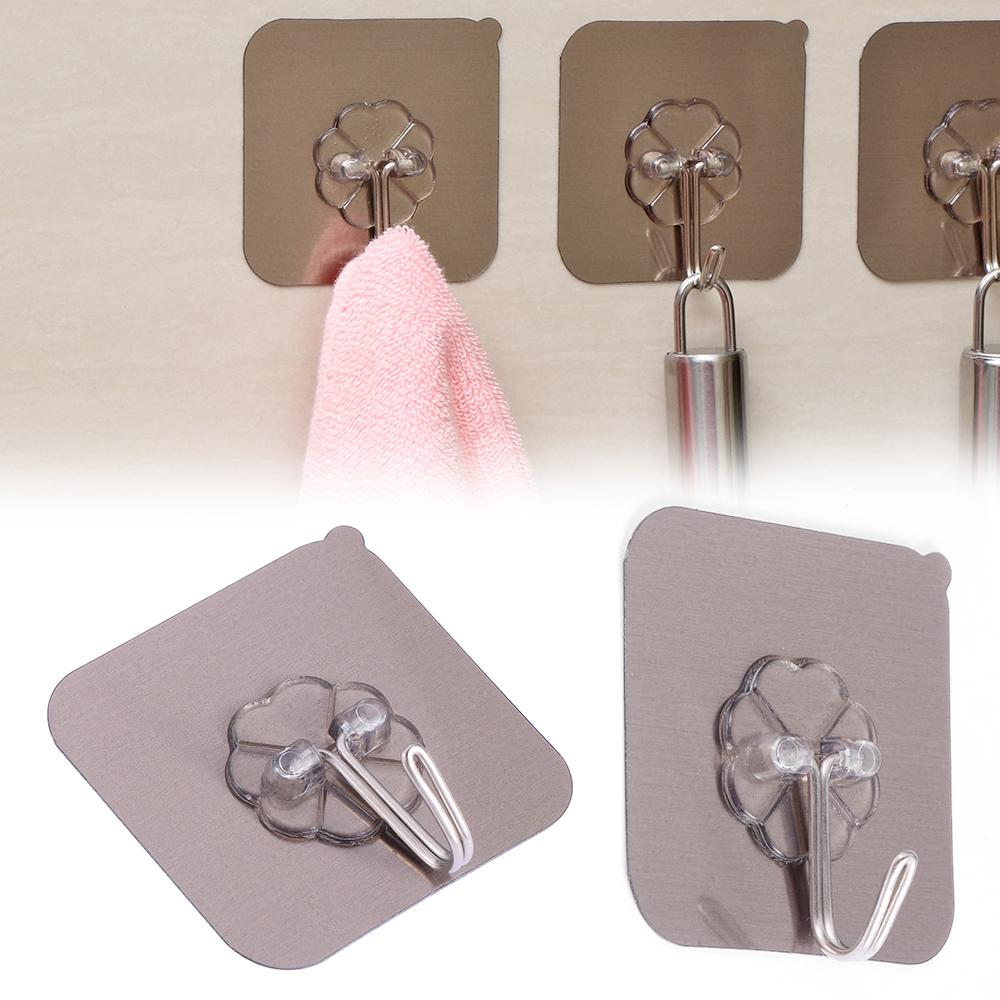 Bathroom  Storage Hanger Traceless Hooks Wall Rack Seamless Adhesive Hook