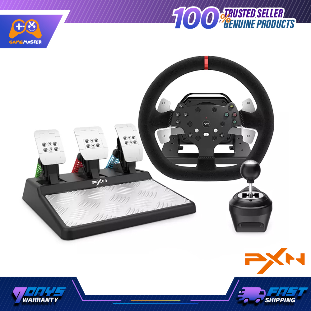 PXN V10 Force Feedback Racing Stimulator Gaming Steering Wheel for PS4 ...