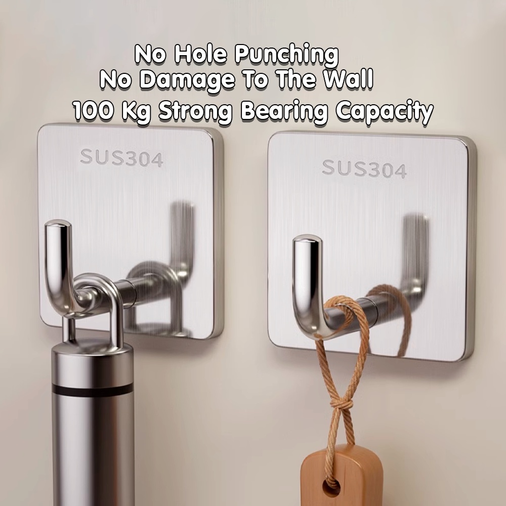 Adhesive Hooks Heavy Duty Sticky Hooks Wall Hangers Waterproof