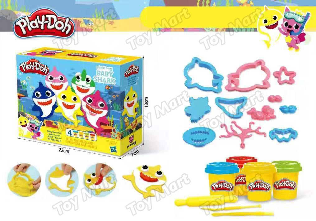 Plastilina play discount doh baby shark