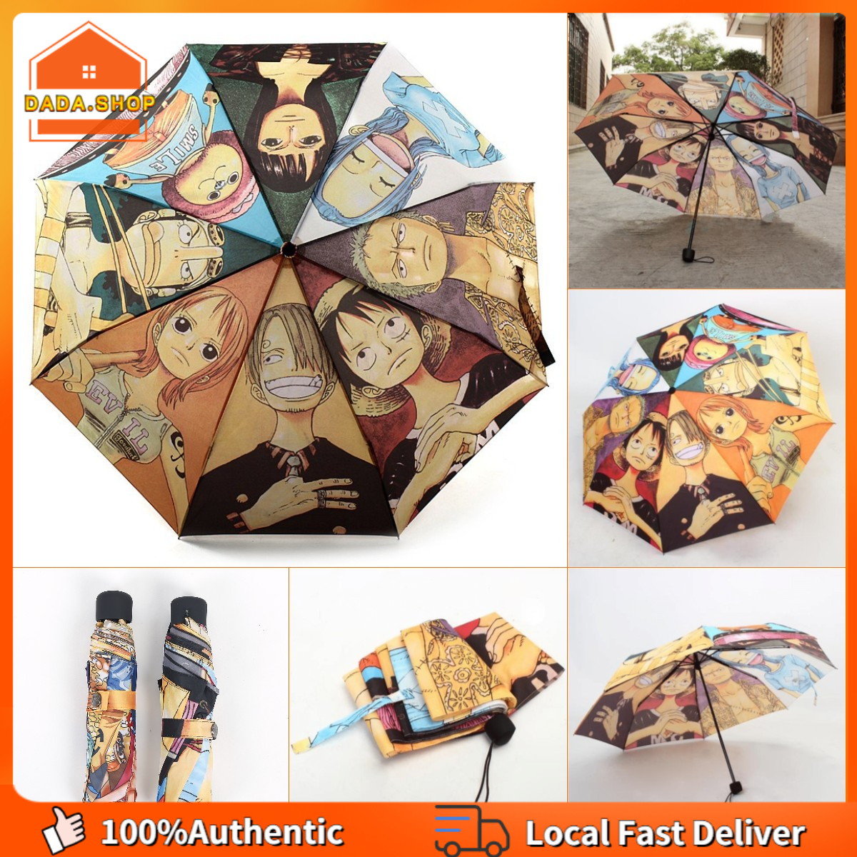 One Piece Sunny Umbrella TwoDimensional Anime Cartoon Luffy Sauronna