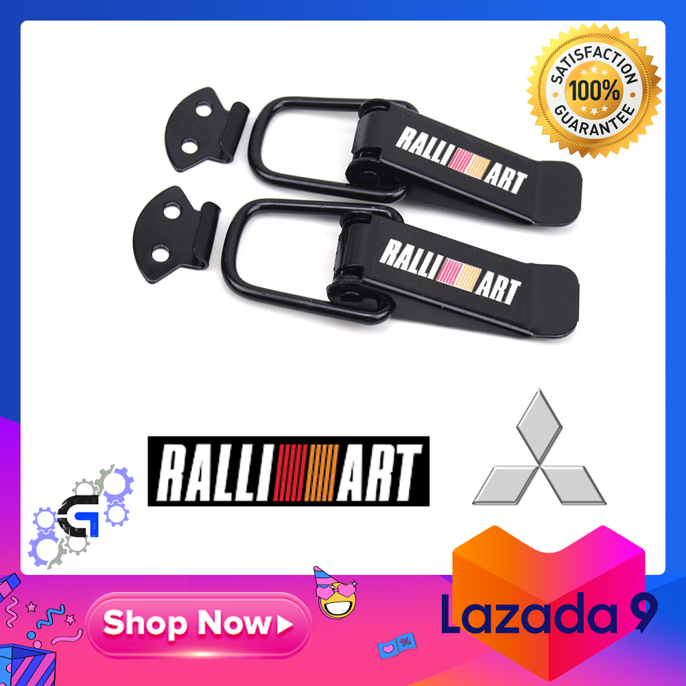 RALLIART Universal Bumper Clip Car Accessories Stainless Steel Car Bumper Clip Fit Mirage