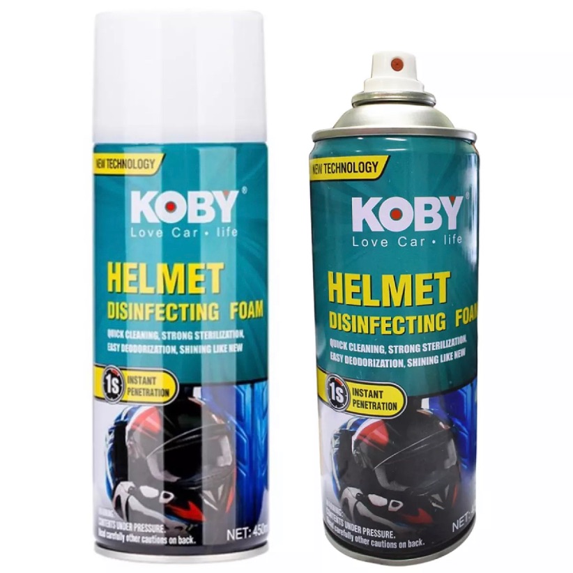 Koby Helmet Disinfectant Foam Spray 450ml Lazada PH