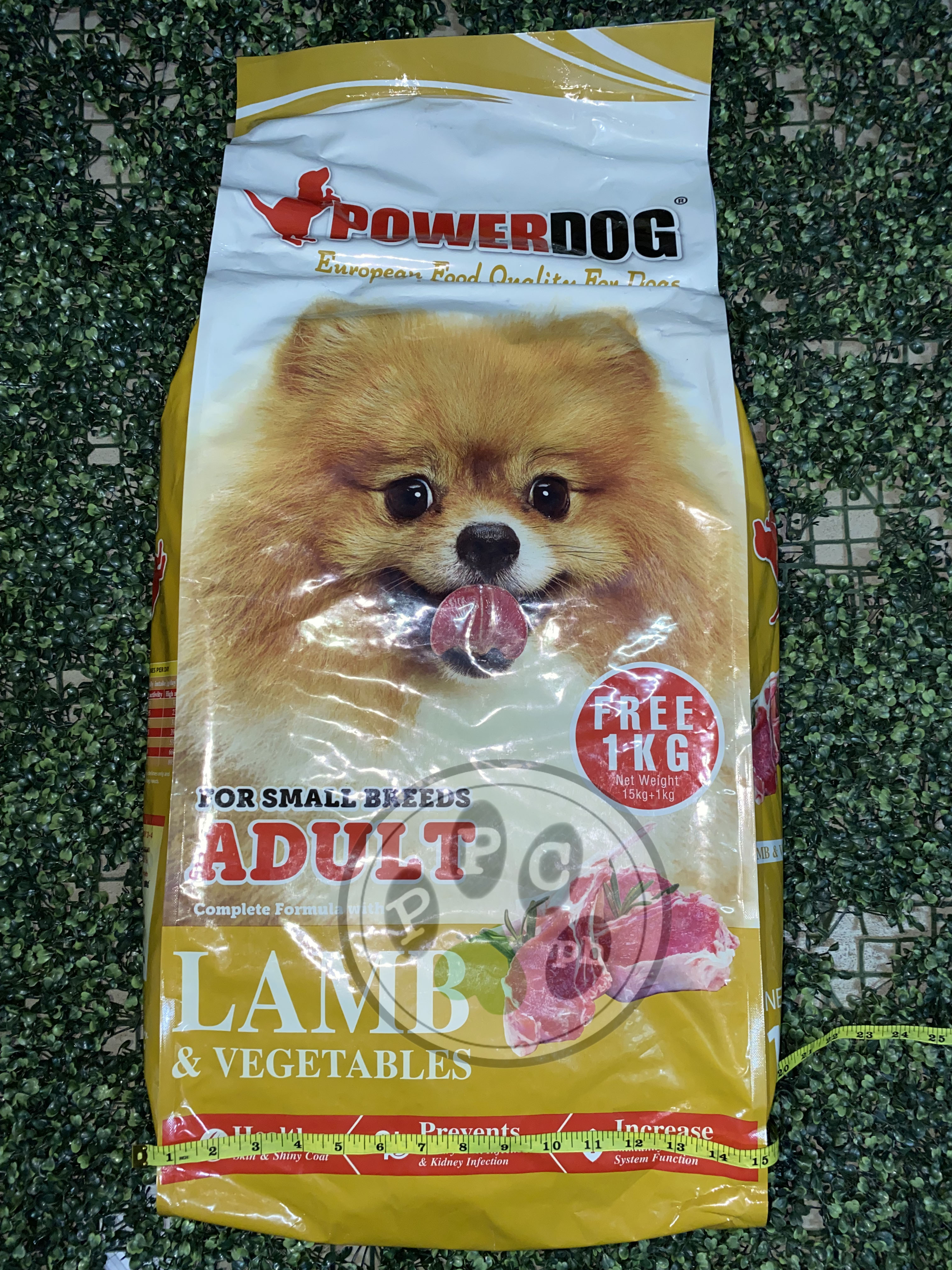 Powerdog Dog Food Adult for SMALL BREEDS SACK 15kg +1kg Free Lazada PH