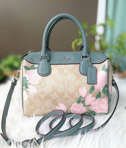 Coach Mini Bennett Satchel in Floral Print Coated Canvas F38160