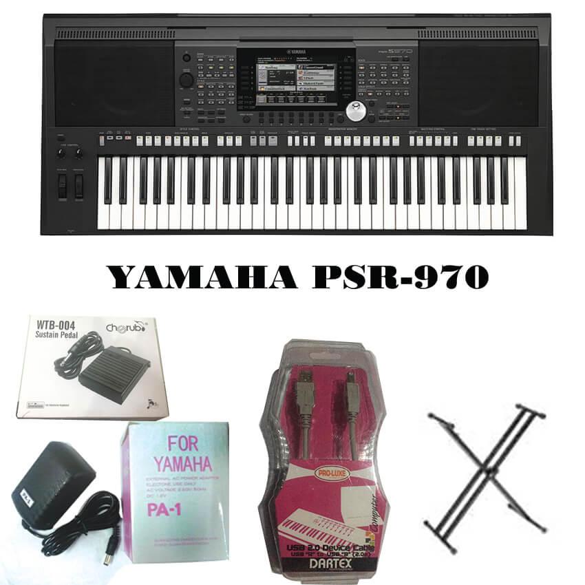 Yamaha PSRS970 Arranger Workstation Digital Keyboard with freebies