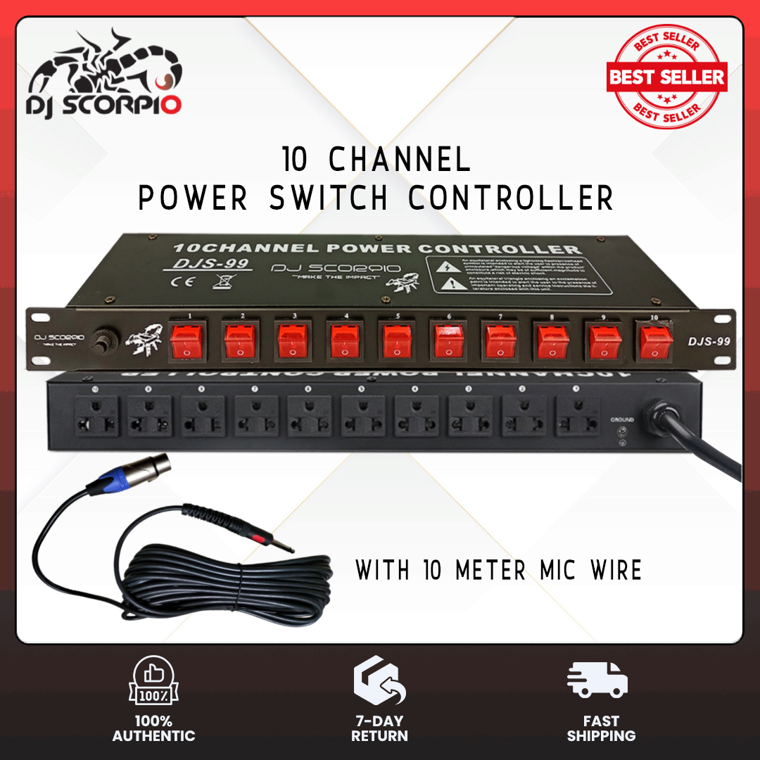 DJ SCORPIO (DJS99) 10Channel Power Switch Controller / Power
