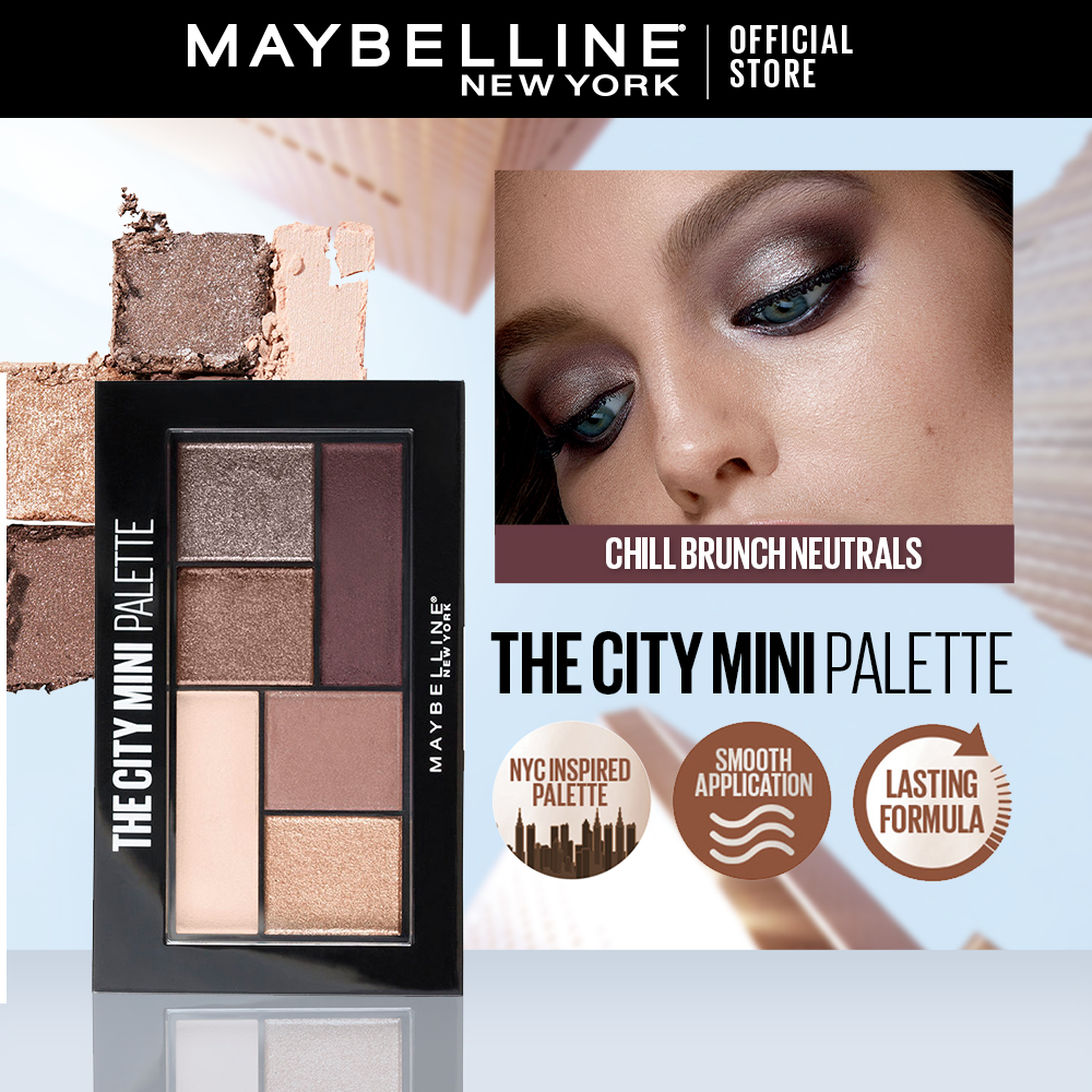 [Mini PH City Eyeshadow | Lazada - Makeup Mini Palette Palette] Maybelline