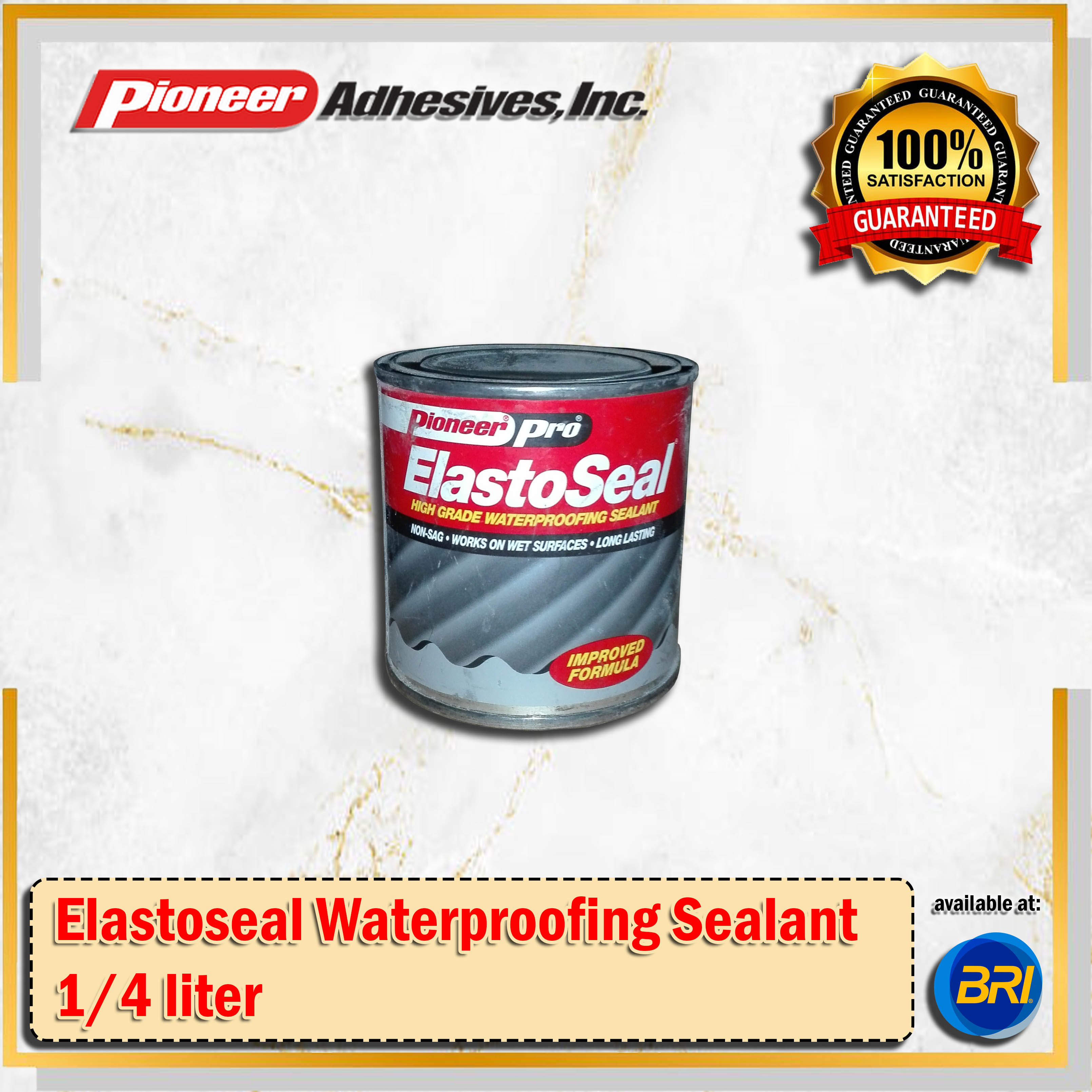 PIONEER ElastoSeal Waterproofing Sealant 1/4 liter Lazada PH