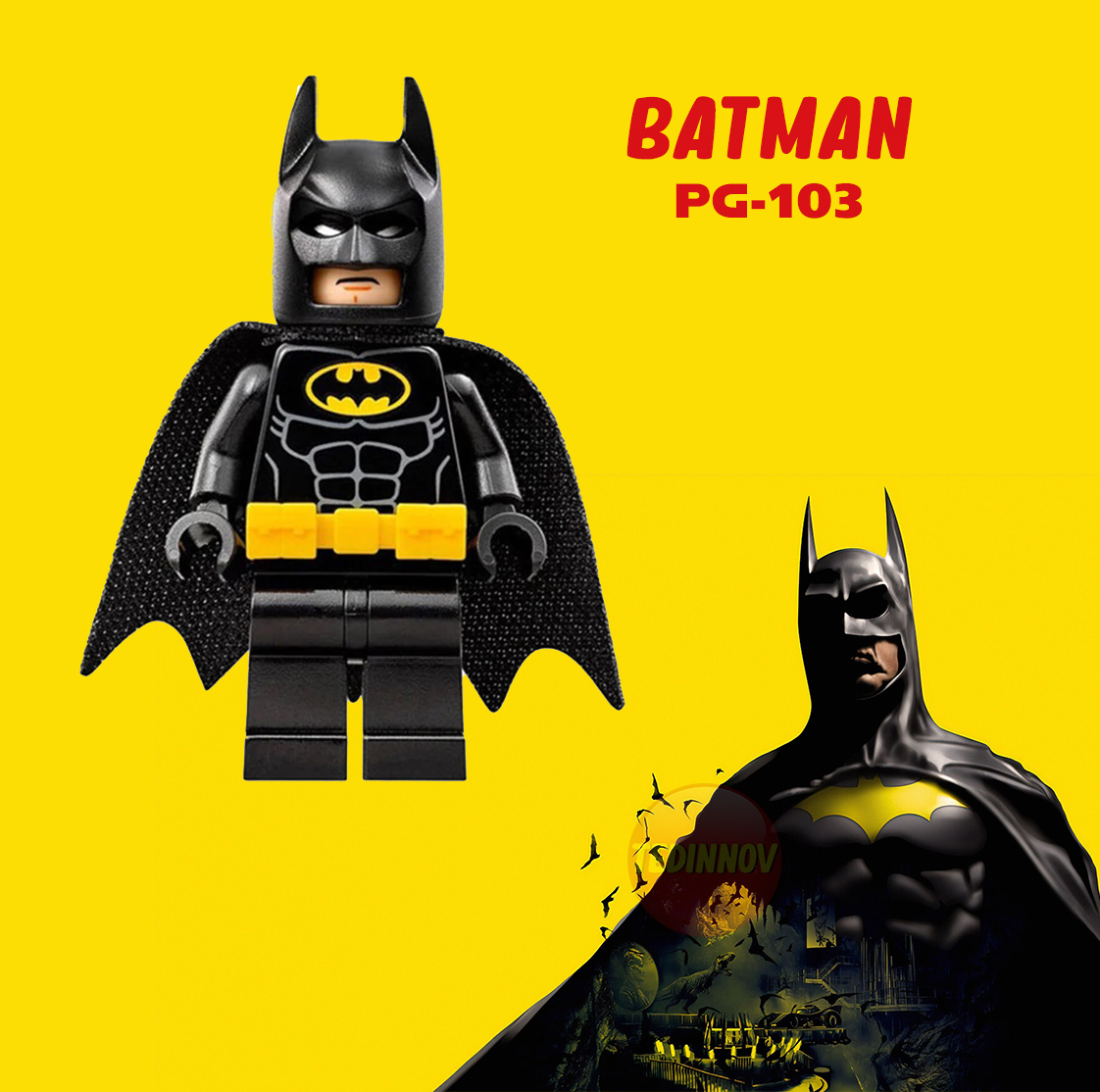 Lego like Superhero Classic Batman minifigures building block toy with  baseplate PG-103 | Lazada PH