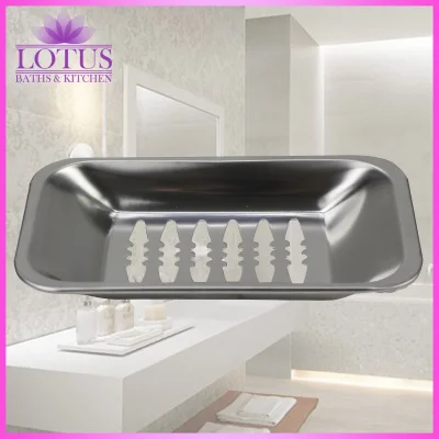 Lotus Baths Soap Holder Bathroom Storage Rack Wall-mounted Shower Soap Shampoo Holder Space Aluminum Wall Shelf