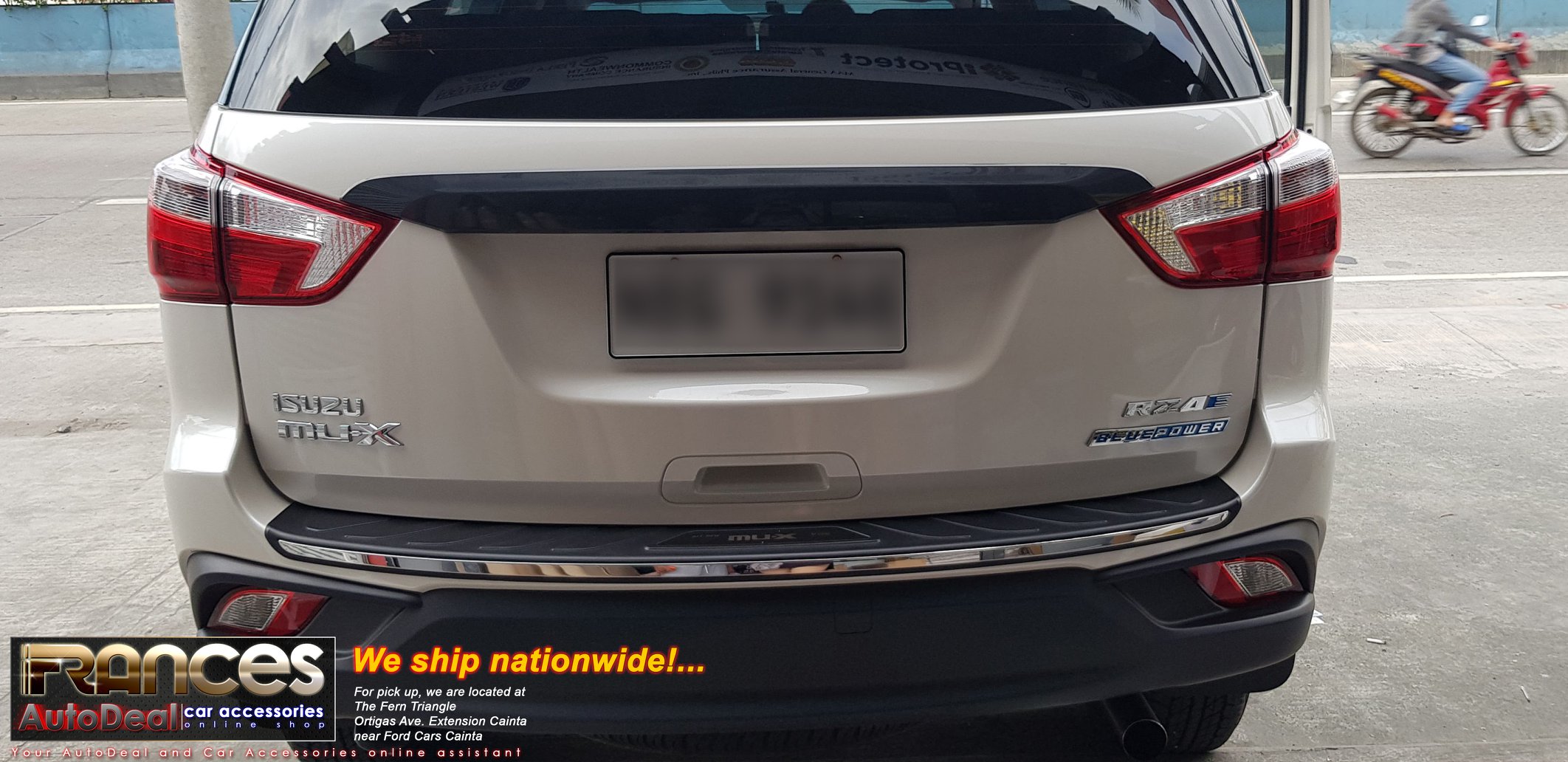 ISUZU MUX REAR STEP SILL 20182021 BLUEPOWER REAR STEPSILL THAILAND