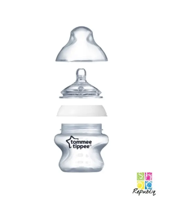 bottle nipple closest to breast nipple