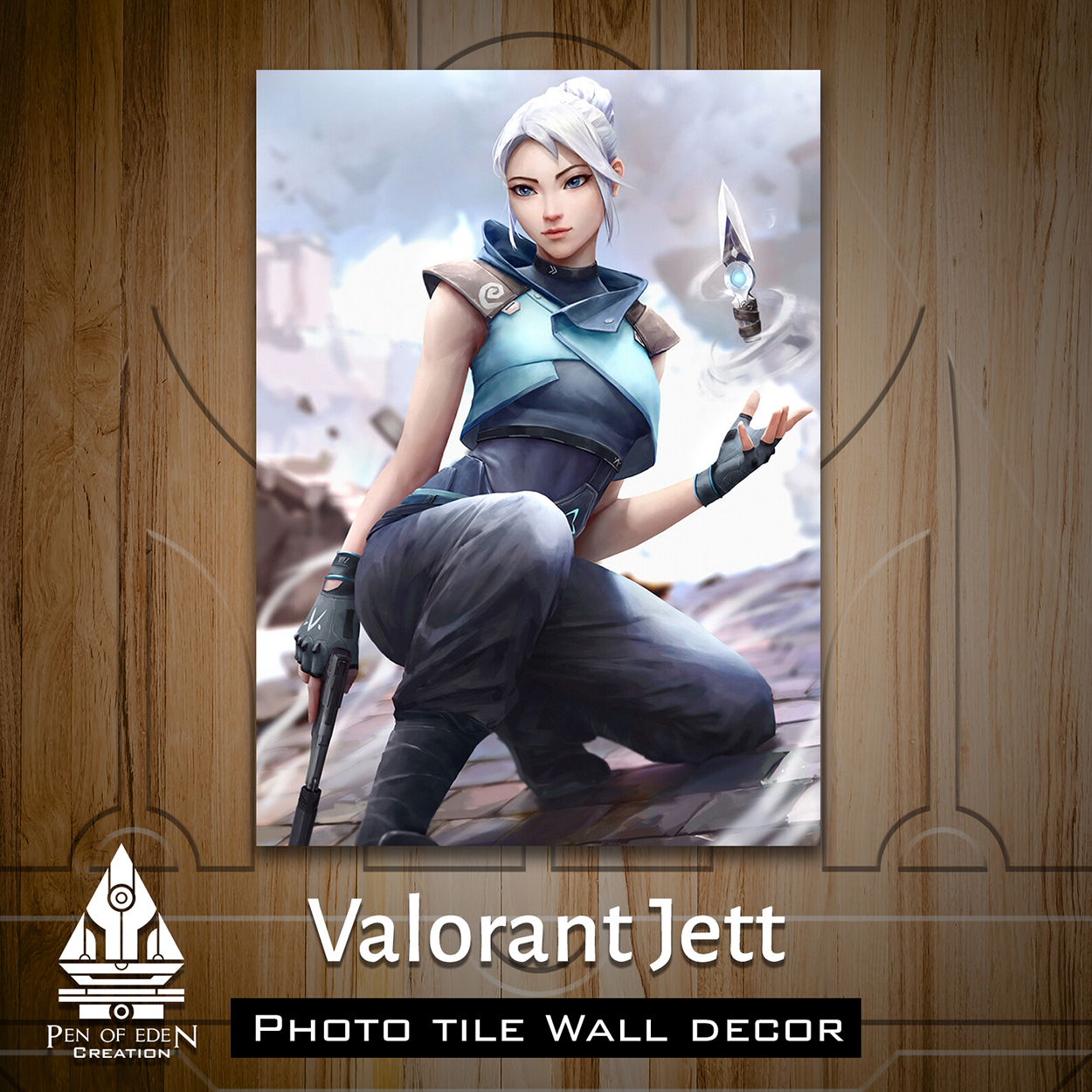 Valorant Jett Photo Tile Wall decor Lazada PH