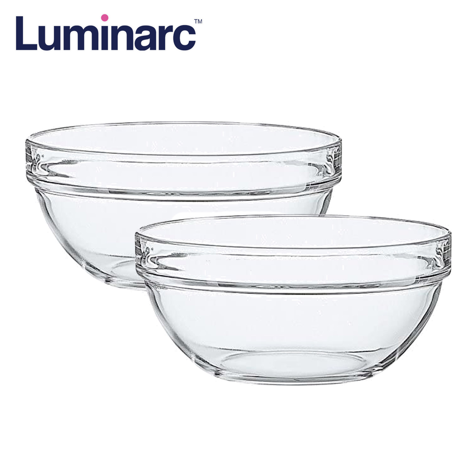 Luminarc Empilable Glass Serving Bowl