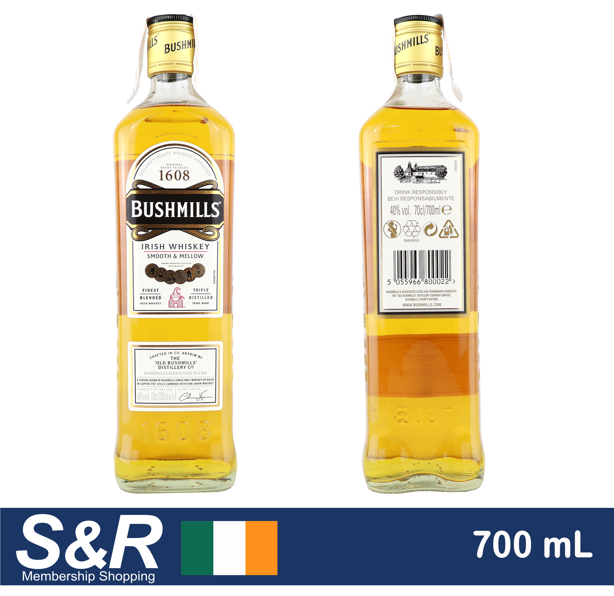 Bushmills Original Irish Whiskey 700 mL review and price
