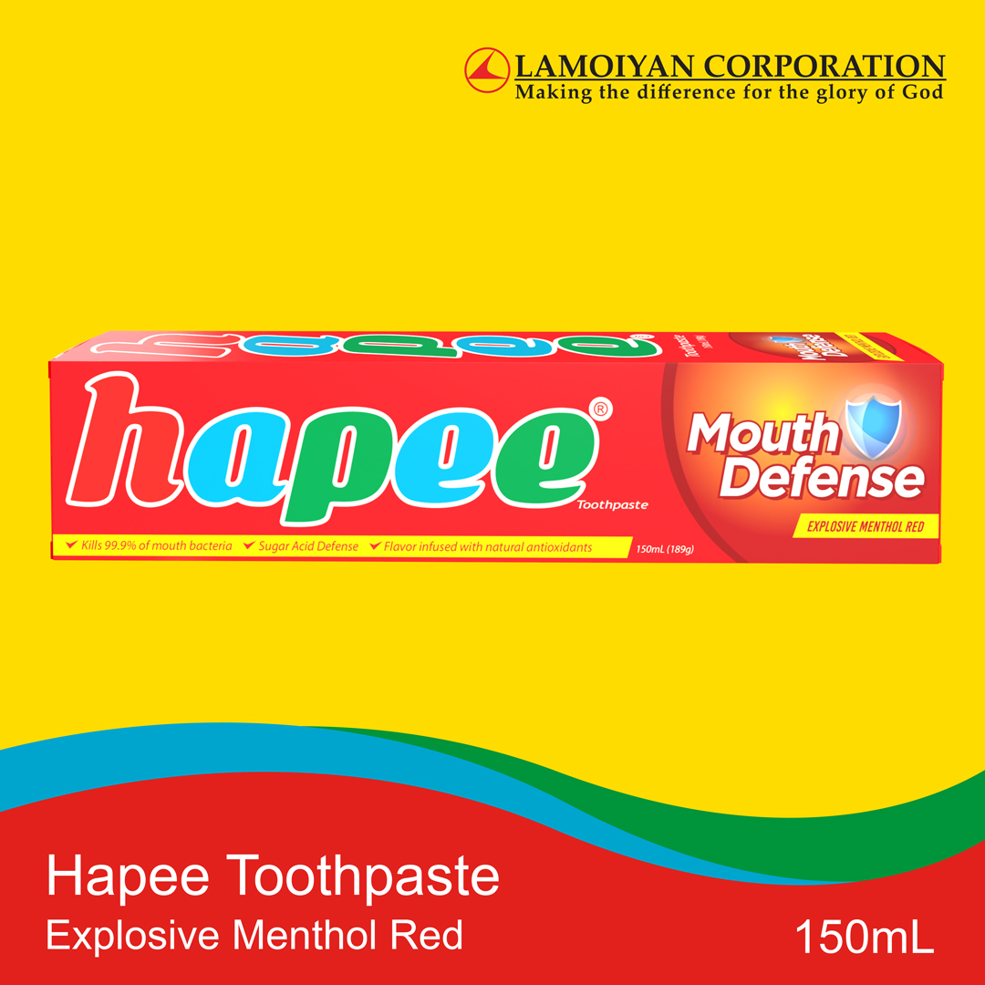 Hapee Toothpaste Explosive Menthol Red 150mL Lazada PH