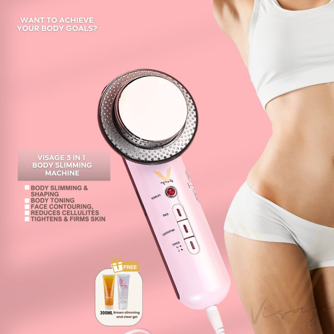 VISAGE 3 in 1 Body Slimming Machine Lipo Cavitation Fat Burner