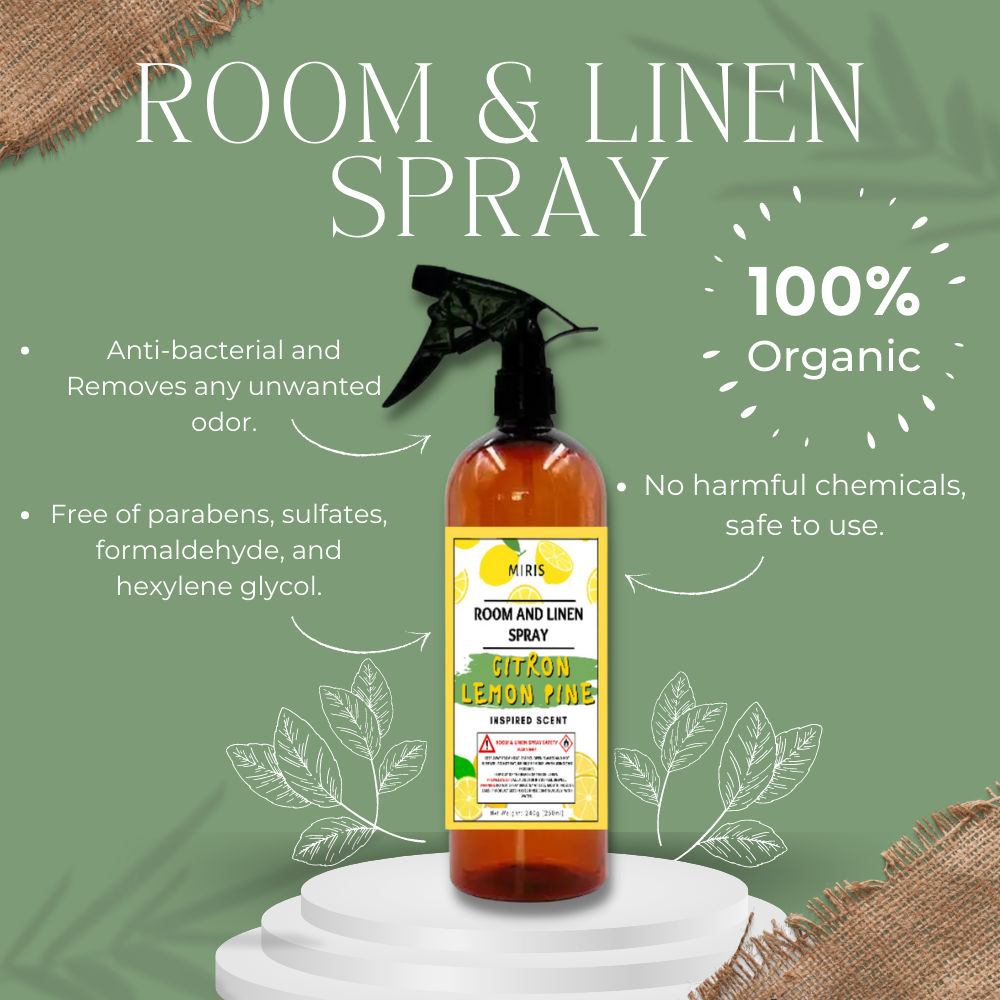 MIRIS Citron Lemon Pine Scent Room And Linen Spray Lazada PH