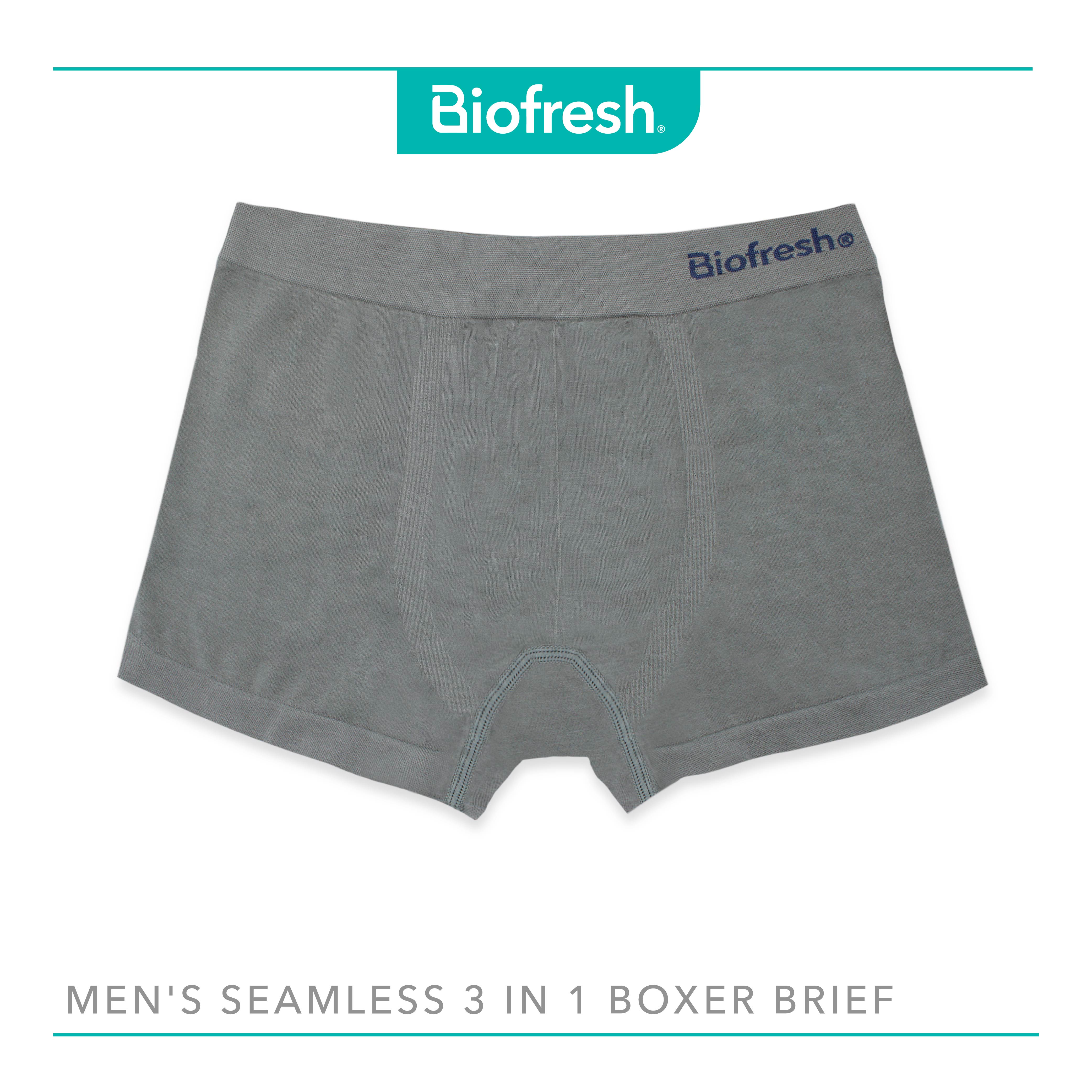 Biofresh Boys' Antimicrobial Seamless Boxer Brief 3 pieces in a pack  UCBBG16