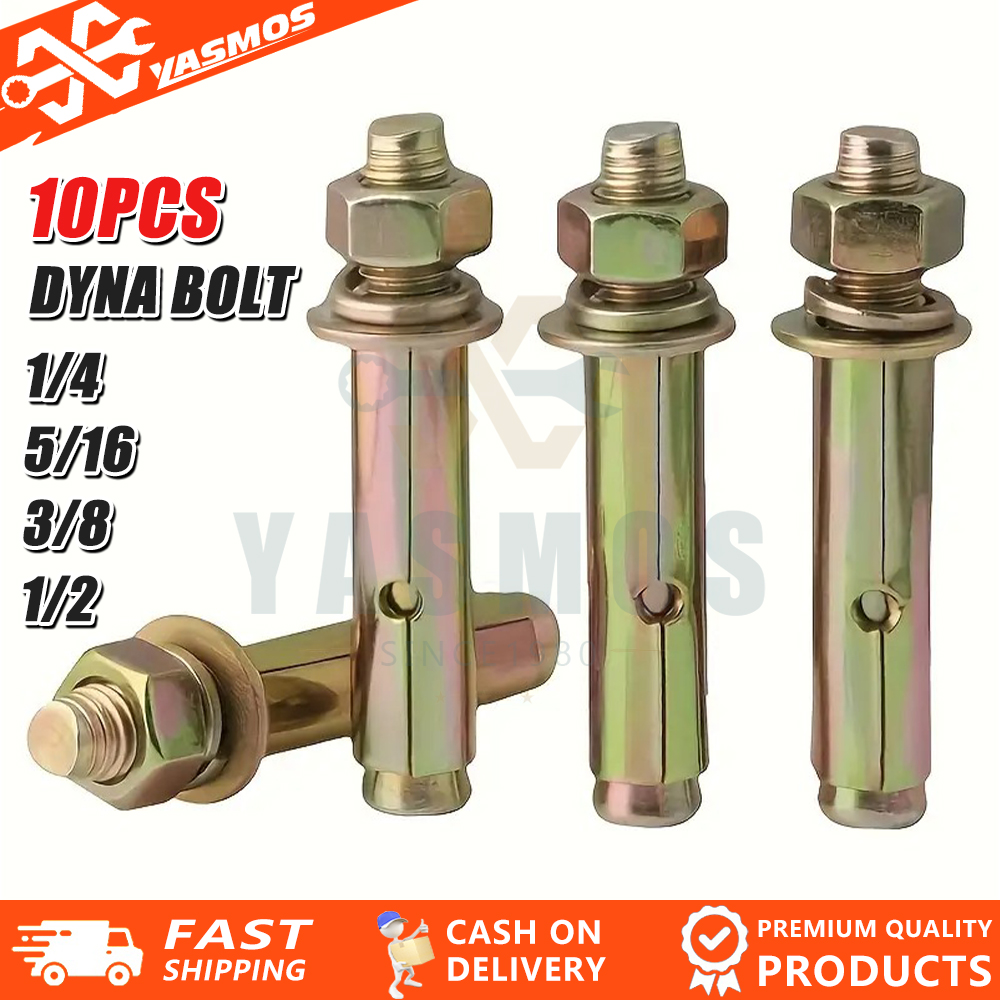 10PCS Dyna Bolt ( 1/4