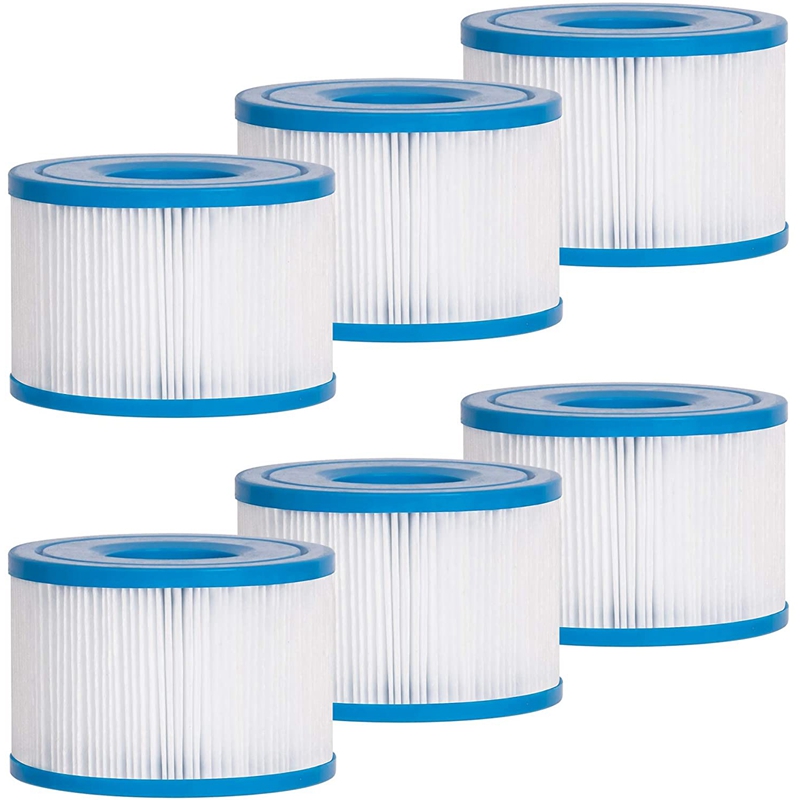 Type S1 Filters Spa Hot Tub Replacement, Swimming Pool Filters Cartridge for 29001E PureSpa Filter Cartridge, 6 Pack