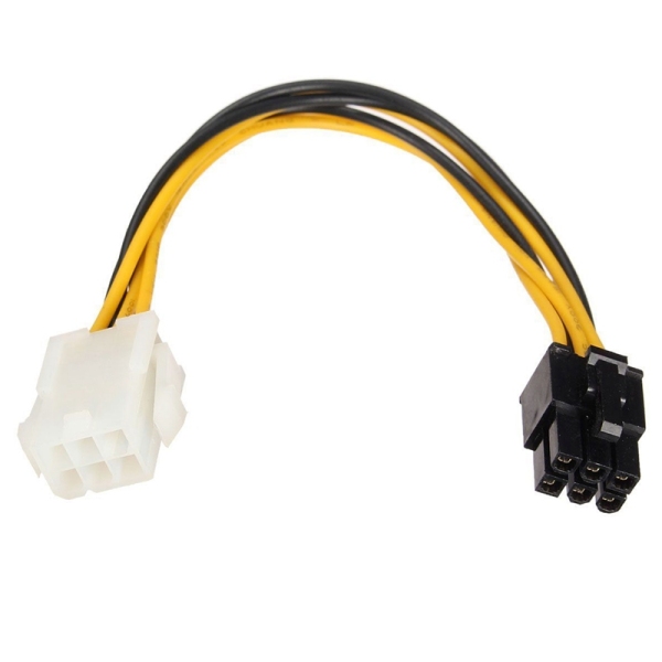Power Extension 6-pin to 6-pin PCI-e PCIe Power Cable FOR Apple Mac Video Card