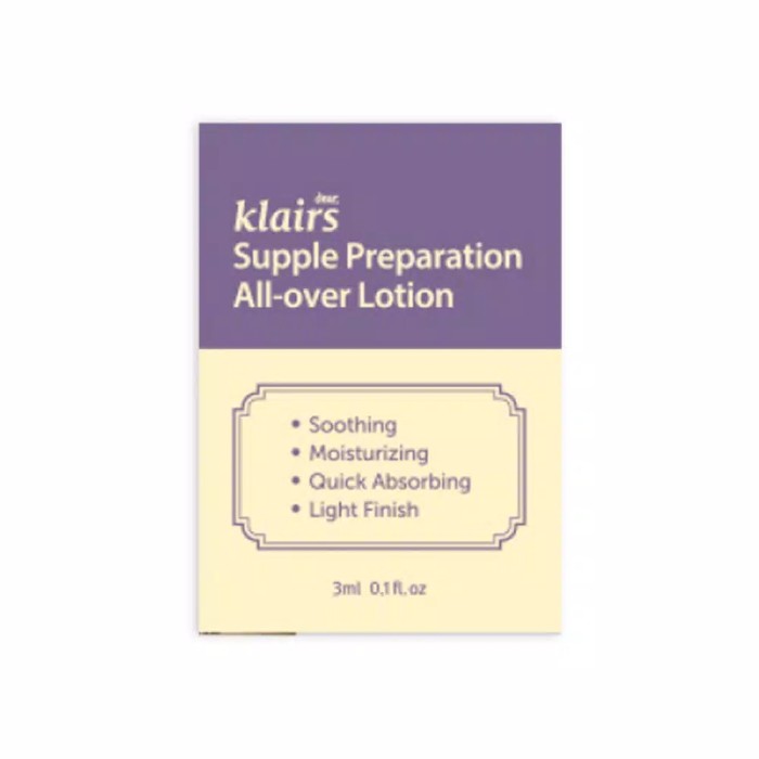 klairs supple preparation lotion