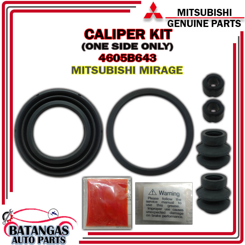 MITSUBISHI GENUINE CALIPER KIT FOR MITSUBISHI MIRAGE 4605B643 Lazada PH