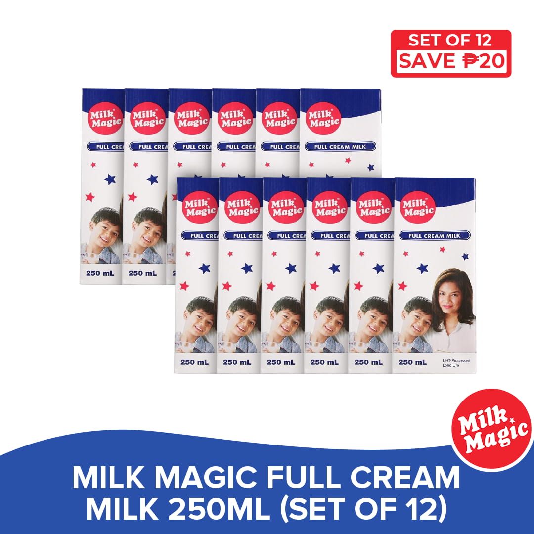 Milk Magic Full Cream Milk 250ml (Set of 4) Nutritious Healthy
