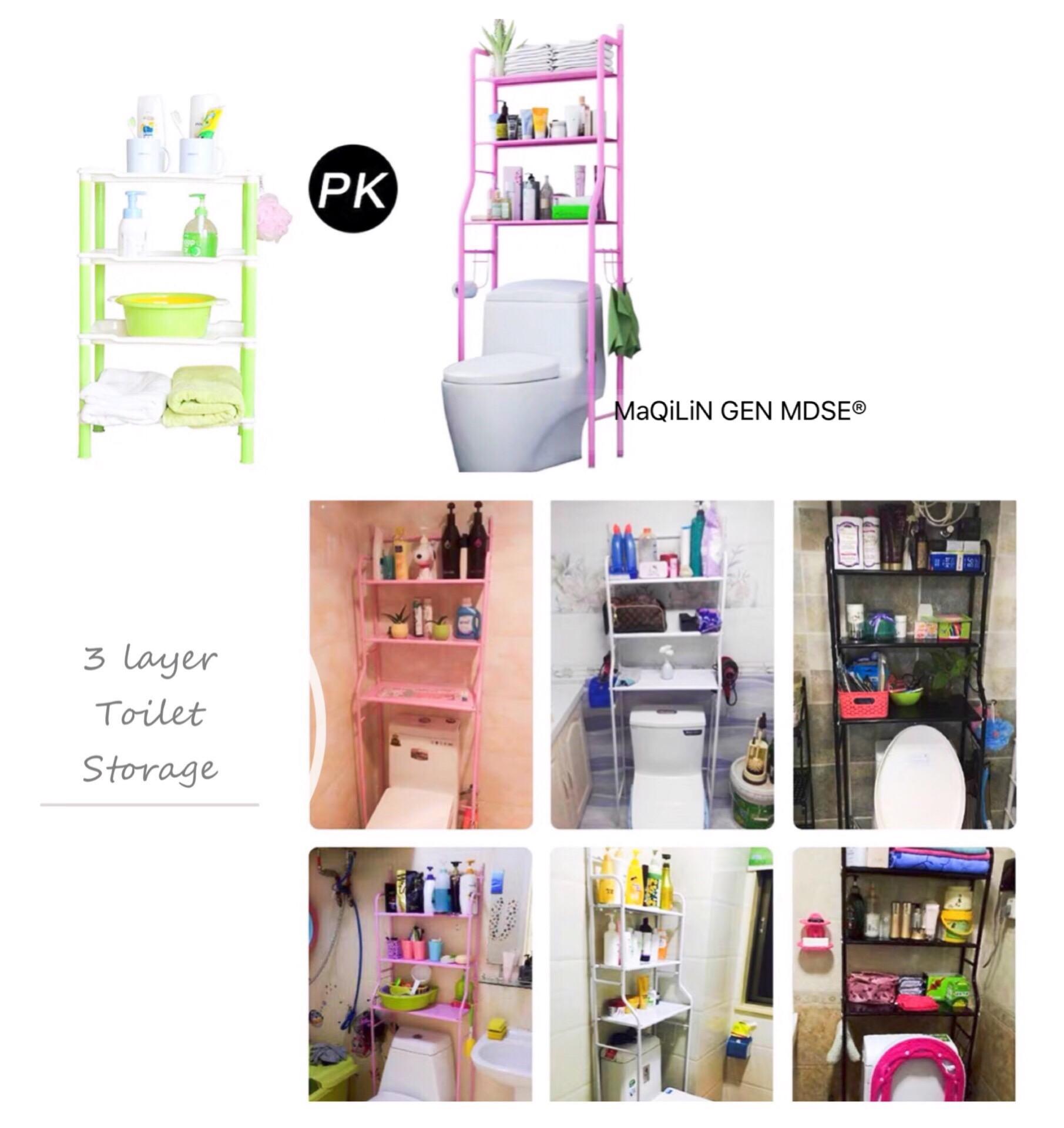 MAQILIN Smart Organizer Bathroom Over Toilet Storage Rack!! review and