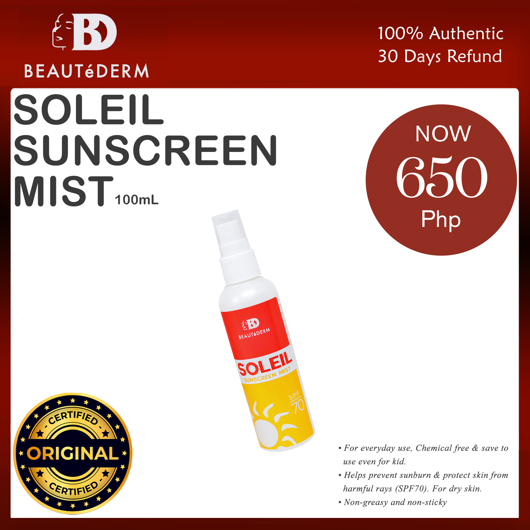 beautederm sunscreen