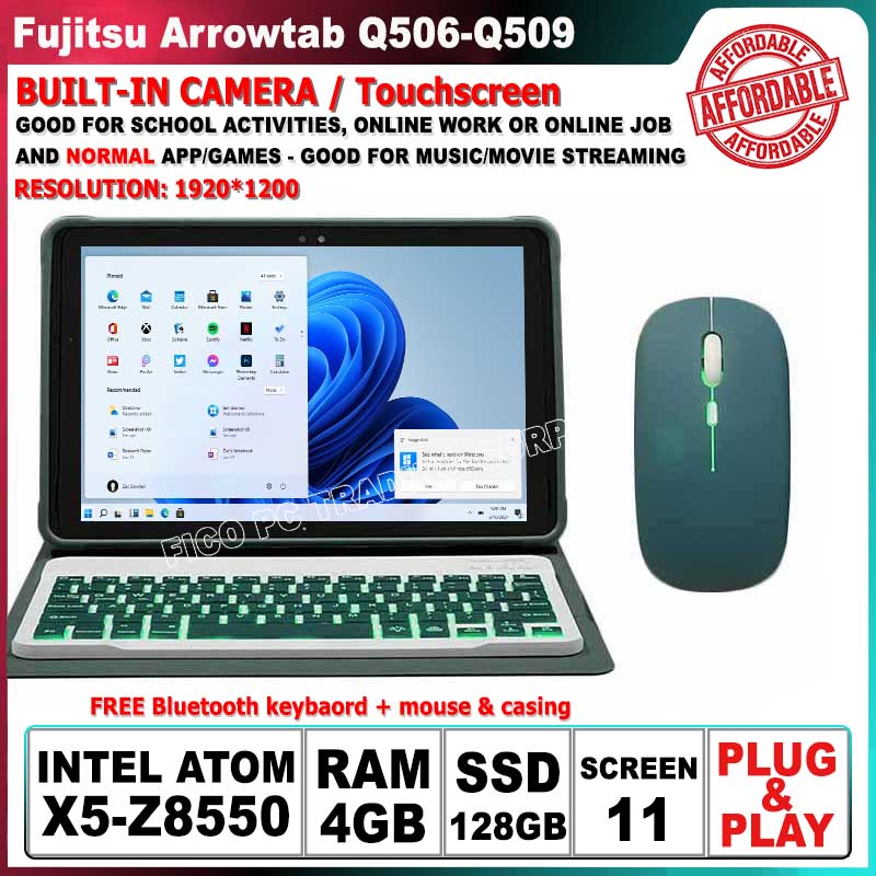 Fujitsu Laptop Intel Core i5/i3 Celeron 4GB-16GB RAM 128GB-512GB  SSD High-Quality Affordable 