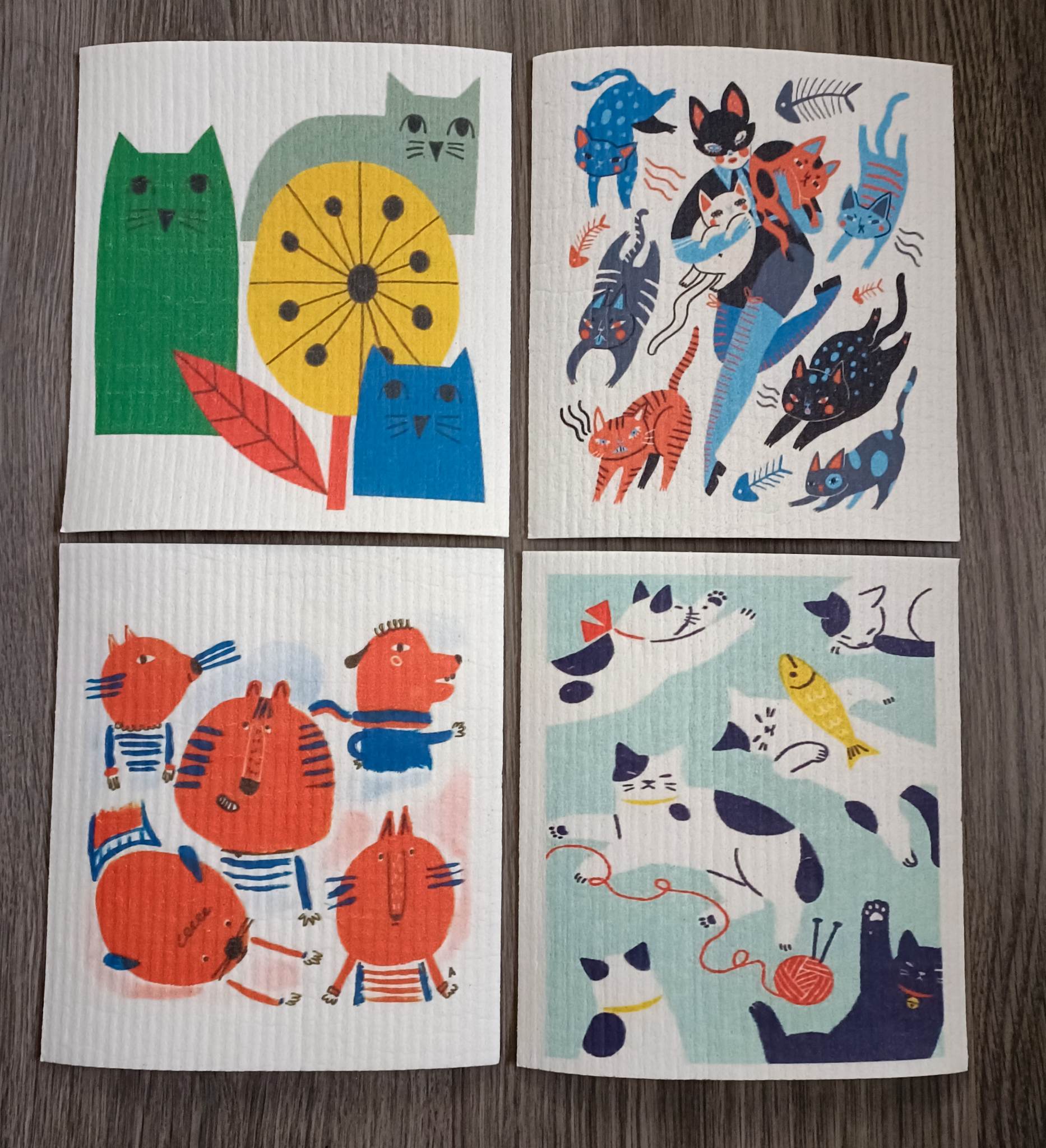 Assorted Design Swedish Sponge Cloths