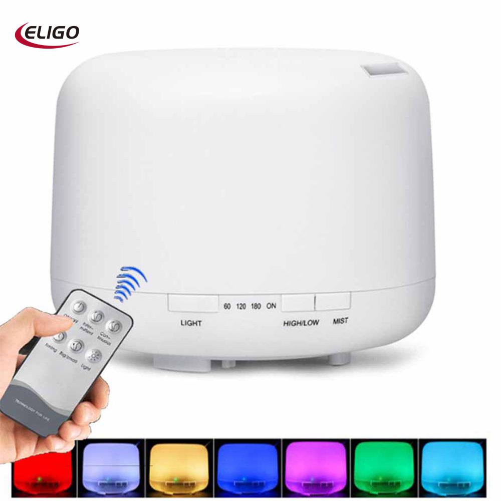 500ML Electric Air Diffuser Aroma Oil Humidifier LED Light Home Relaxing Defuser Lazada PH
