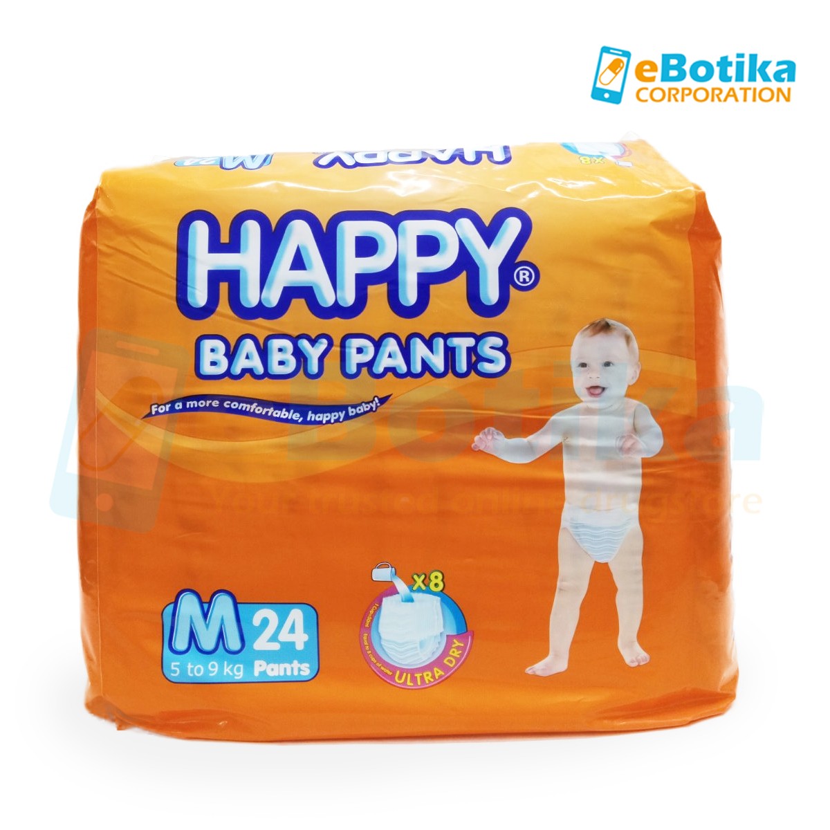 Happy Diaper Pants Medium 24's Lazada PH