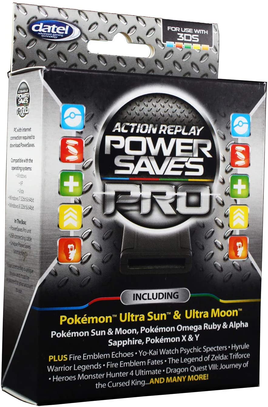 Action Replay Powersaves PRO Cheat Device for 3Ds Games Including Pokemon  Ultra Sun & Ultra Moon | Lazada PH