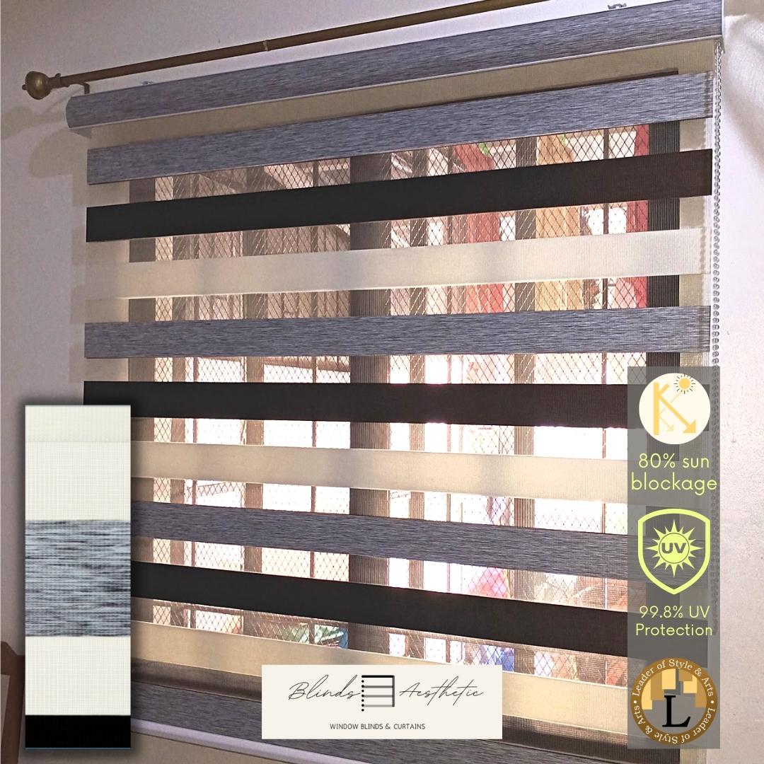 (T621 GRAY) TRILOGY LOSA Korean Window Blinds LOSA we customize size