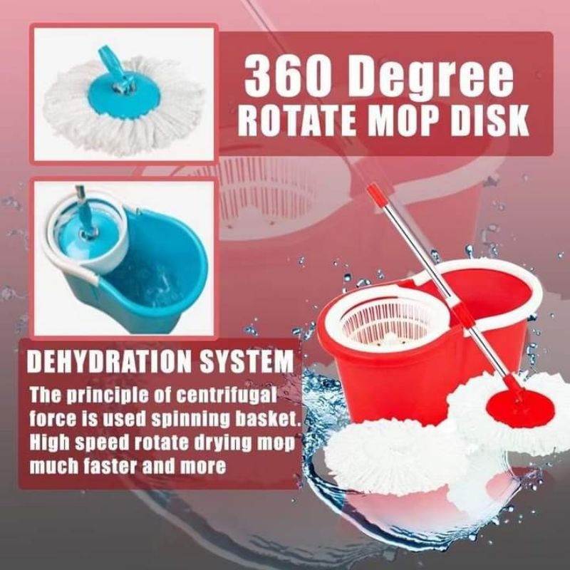Spin Mop ((big size)) Mop with spinner Mop for floor with squeezer Mops