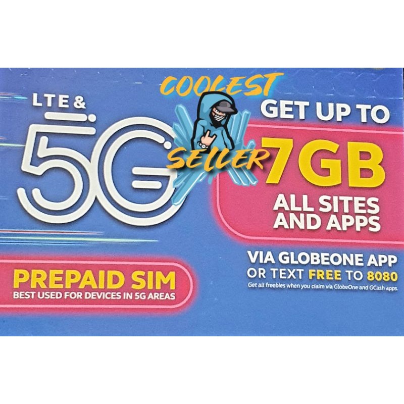 HOT SALE!!♘ Globe sim card special number vanity prepaid LTE and 5G