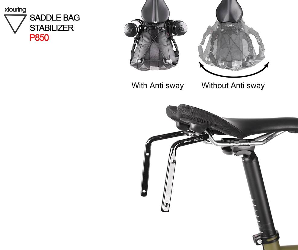 woho anti sway saddle bag stabilizer