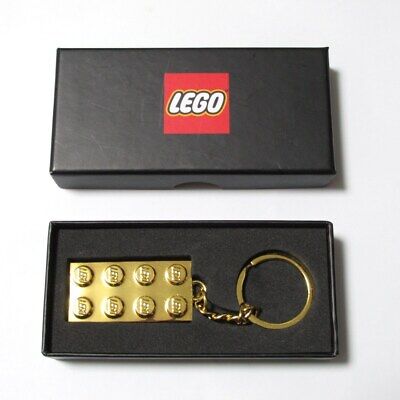 Golden Lego Brick Keychain Keyrings, Personalised Lego 850808 Gold