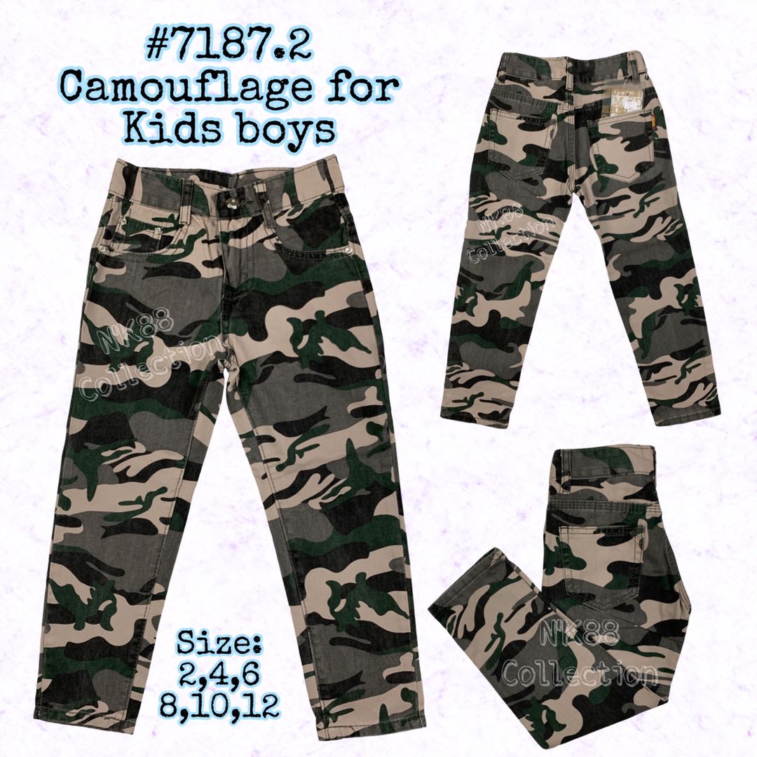 camouflage pants for boys